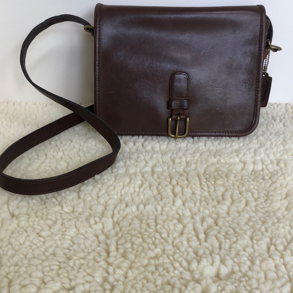 Coach vintage small saddle bag